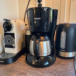 Coffee machines in De Veldleeuwerik vacation home, De Koog, Texel