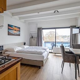 Cozy studio with kitchen in Two person studio - second floor, located in De Koog, Texel on the Wadden Islands.