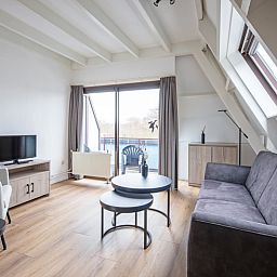 Cozy sitting area in Two persons apartment large - second floor, De Koog, Texel with modern furnishings.