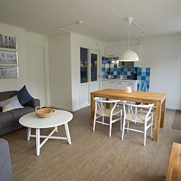 Modern kitchen and living room in Grand Hotel Opduin - Holiday home C, De Koog, Texel, ideal for a relaxing stay.