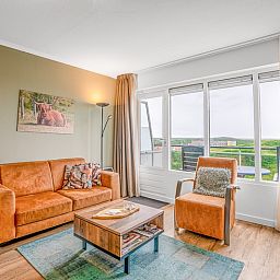 Stylish interior of Apartment Juliana 136 Island and Sea View in De Koog, Texel.