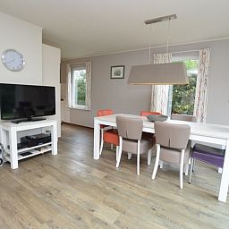 Stylish dining area in Holiday home Stappeland 76, De Koog, Texel with modern furnishings.