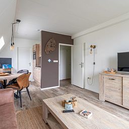 Offene Kueche und Essbereich in Apartment Anna 224, Ferienhaus in De Koog, Texel.