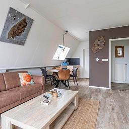 Komfortabler Wohnraum im Appartement Anna 224, De Koog, Texel.