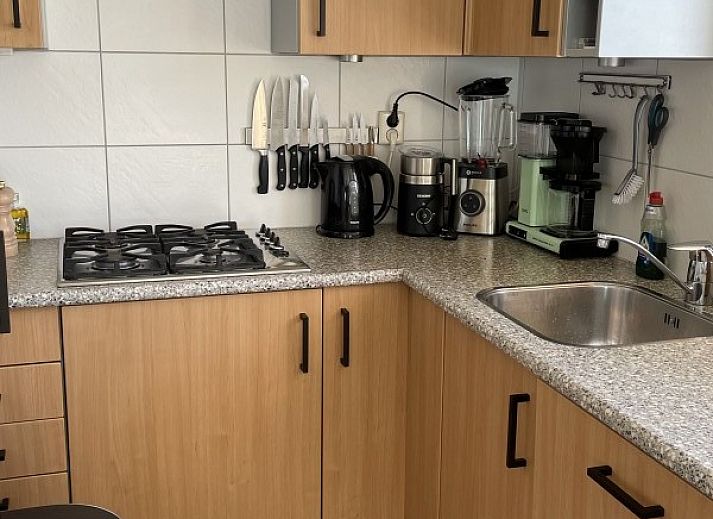 Kaap Zilt Texel vakantiehuis in De Cocksdorp met groene omgeving en terras.