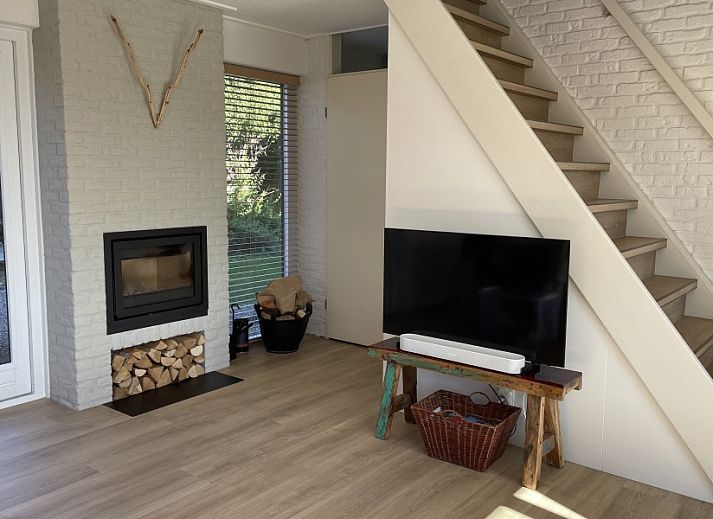 Terras van Kaap Zilt Texel vakantiehuis in De Cocksdorp met zitgelegenheid.