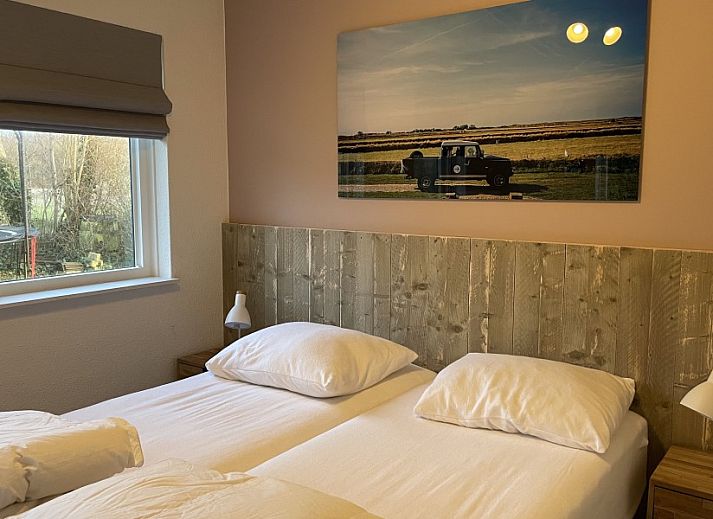 Terras van Kaap Zilt Texel vakantiehuis in De Cocksdorp met zitgelegenheid.