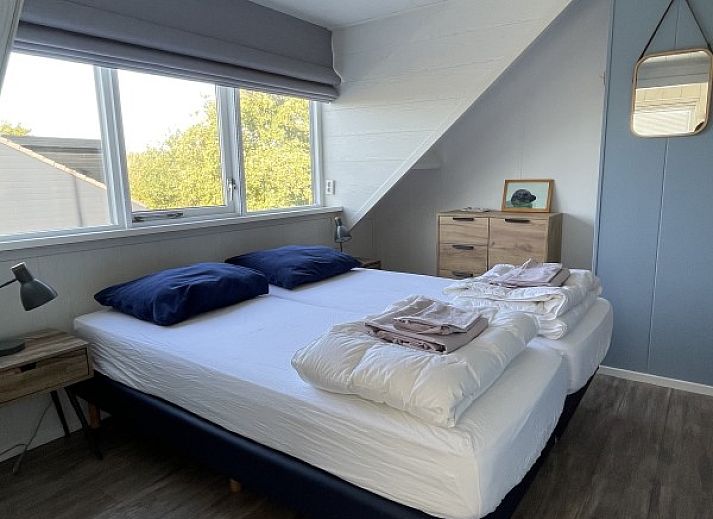 Terras van Kaap Zilt Texel vakantiehuis in De Cocksdorp met zitgelegenheid.