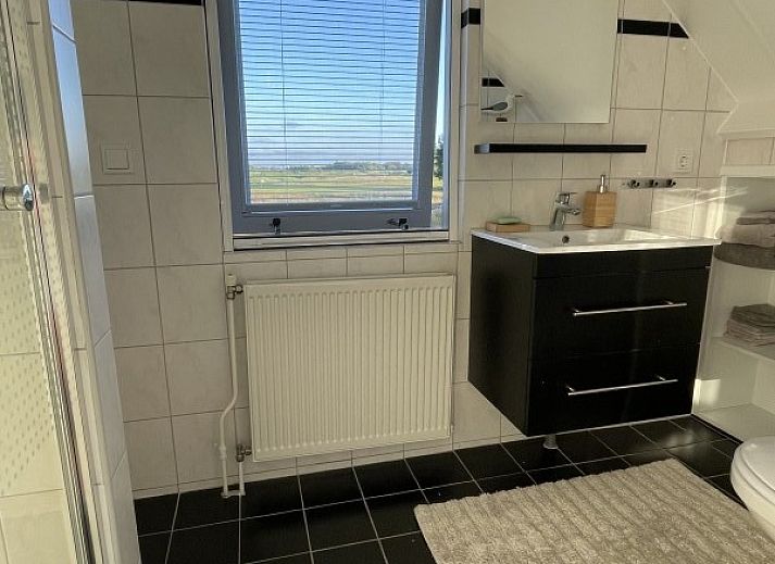 Moderne keuken in Kaap Zilt Texel vakantiehuis op de Waddeneilanden.