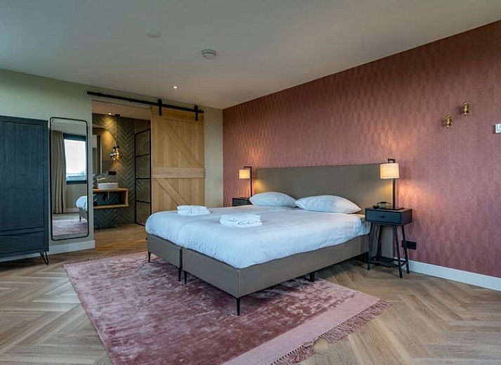 Stilvolles Interieur eines modern eingerichteten Ferienhauses in De Cocksdorp, Texel.