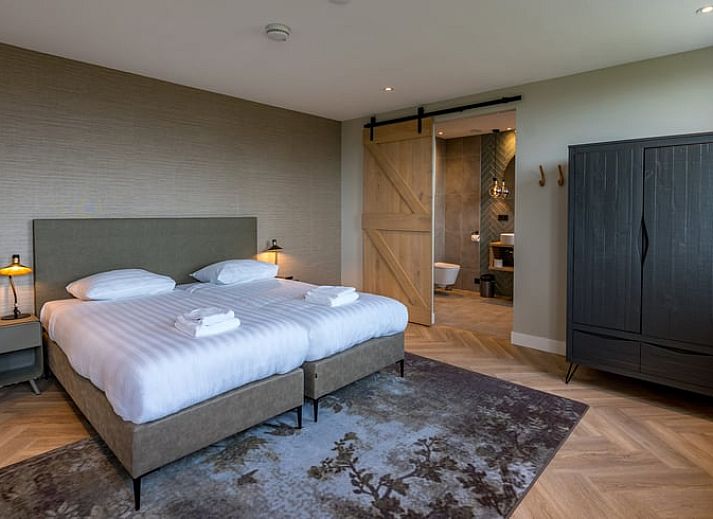 Stilvolles Interieur eines modern eingerichteten Ferienhauses in De Cocksdorp, Texel.