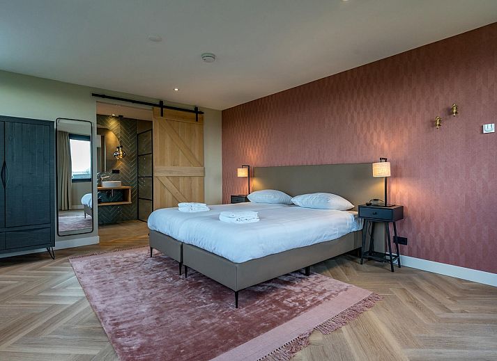 Helles Wohnzimmer von Princenhof 1 - 6-Personen-Ferienhaus in De Cocksdorp, Texel.