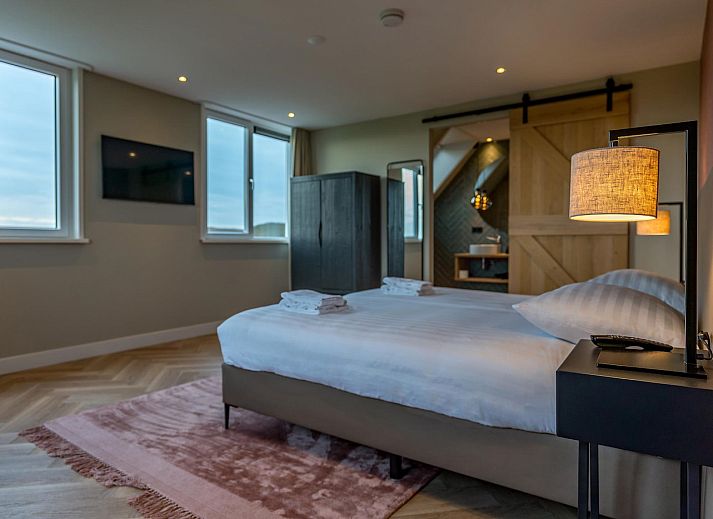 Helles Wohnzimmer von Princenhof 1 - 6-Personen-Ferienhaus in De Cocksdorp, Texel.