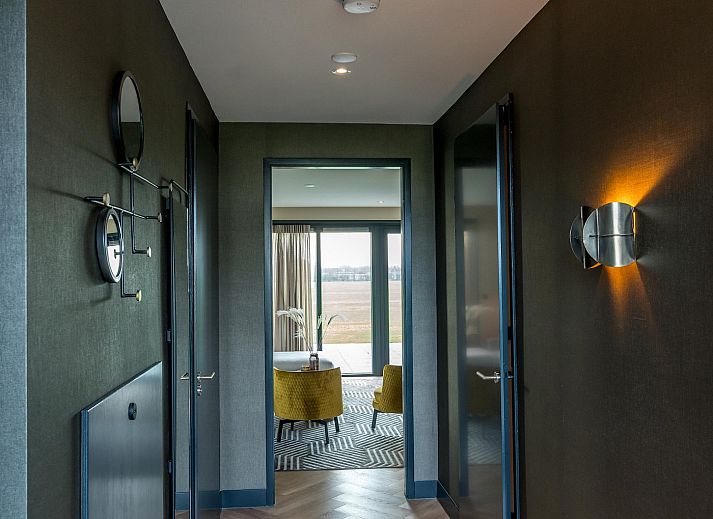 Helles Wohnzimmer von Princenhof 1 - 6-Personen-Ferienhaus in De Cocksdorp, Texel.