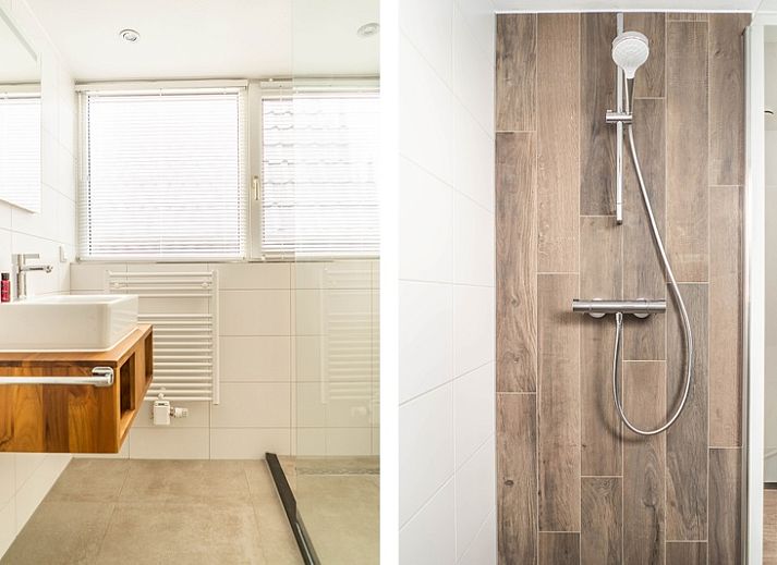 Modern living room in Type D Kikkertstraat, De Cocksdorp, Texel, with stylish furnishings and lots of natural light.