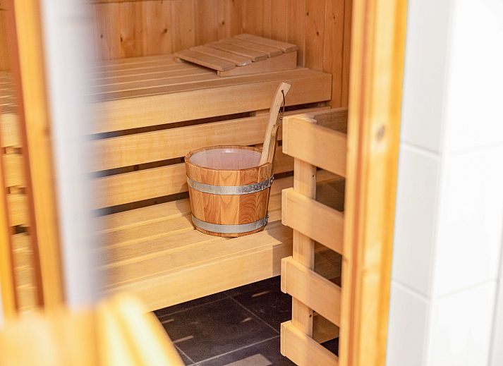 Relax in the sauna of Sluftervallei | 8-person bungalow - Wide Access in De Cocksdorp, Texel, Wadden Islands.