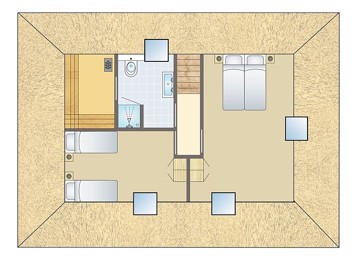 Unterkunft 0101188 - Bungalow Texel - Sluftervallei | 6-persoons bungalow | 6L