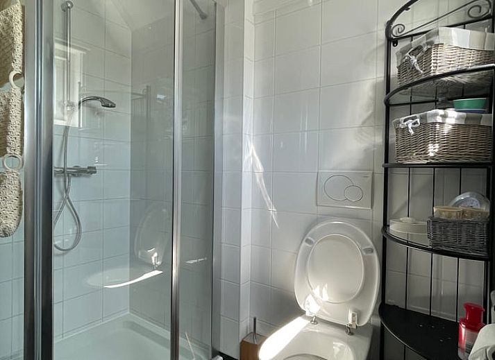 Front facade of Holiday cottage in De Cocksdorp, Texel, Wadden Islands with modern architecture.