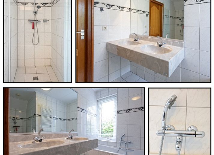 Modern kitchen in Holiday home Schelpenoord 121, De Cocksdorp Texel, fully equipped for a comfortable stay.