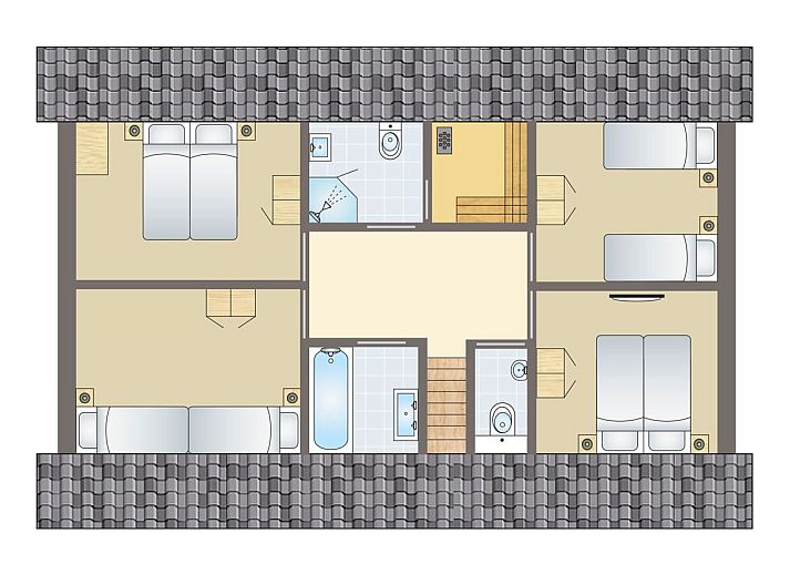 Unterkunft 0101291 - Bungalow Texel - Sluftervallei | 10-persoons bungalow - Extra toegankelijk | 