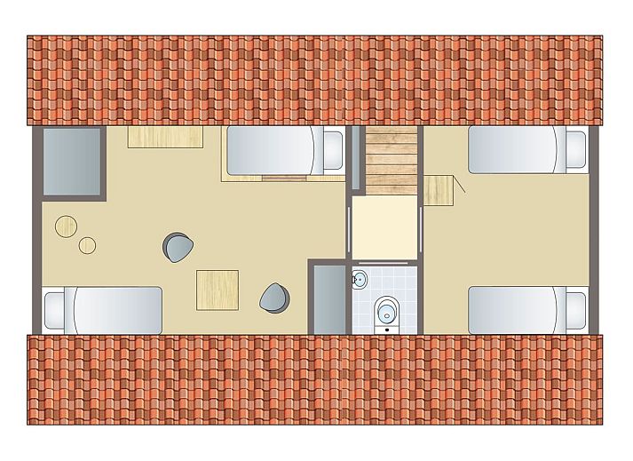 Unterkunft 0101372 - Bungalow Texel - Sluftervallei | 6-persoons kinderbungalow | 6CK