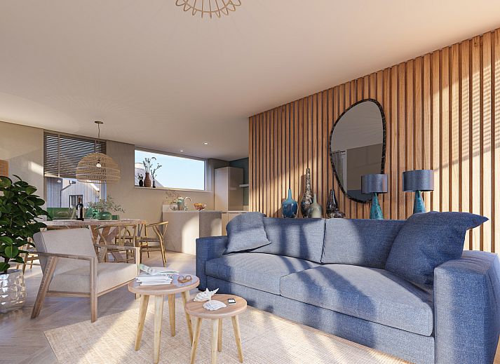 Gezellige veranda bij Chalet in De Cocksdorp, ideaal voor ontspanning op Texel, Waddeneilanden.