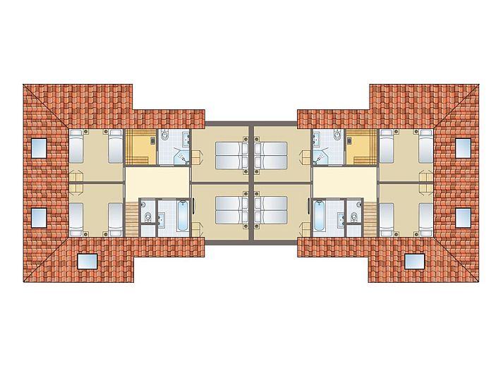 Unterkunft 010192 - Bungalow Texel - Sluftervallei | 24-persoons bungalow - Breed toegankelijk | 