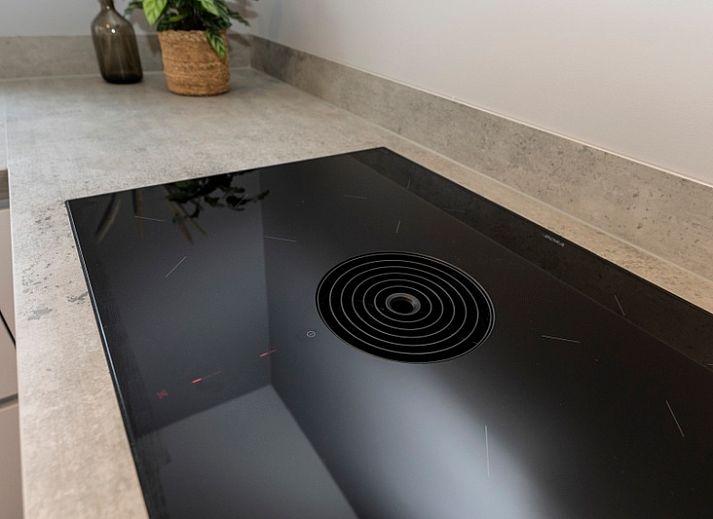 Gemuetliches Wohnzimmer im Ferienhaus Duinoord Texel, De Cocksdorp, mit bequemen Sofas auf Texel.