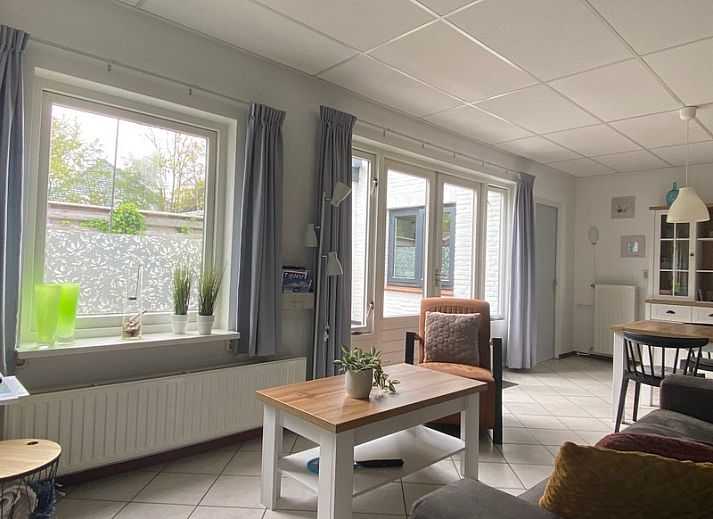 Terrace at vacation home Riddertje in De Koog, Texel. Enjoying the outdoors on the Wadden Island.