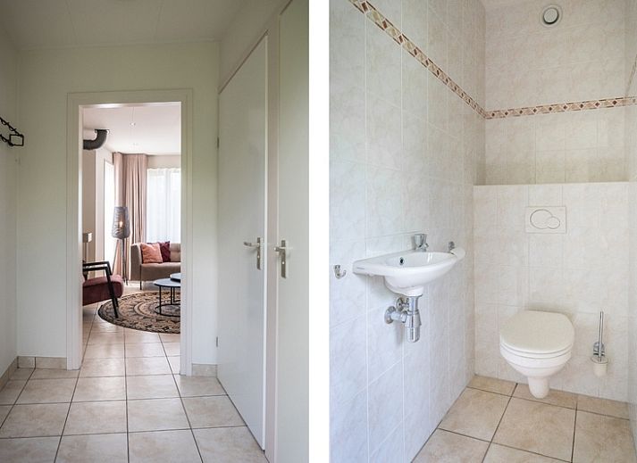 Ferienhaus Bungalow 31 in De Koog, Texel mit Sonnenterrasse und umgebender Natur fuer einen erholsamen Aufenthalt.