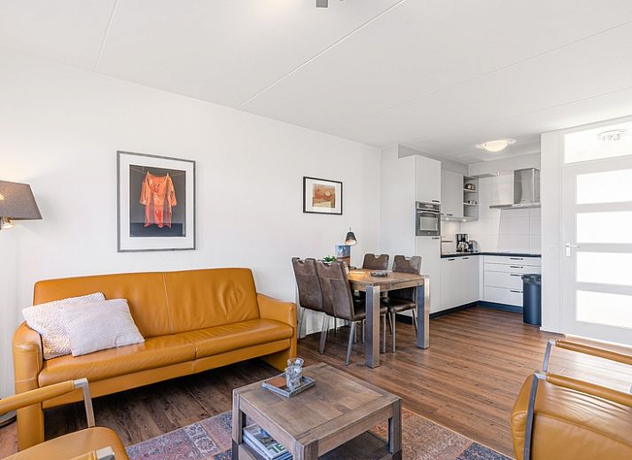 Bedroom in Apartment Juliana 154 Zeezicht, De Koog, Texel with comfortable bed and beautiful sea view.