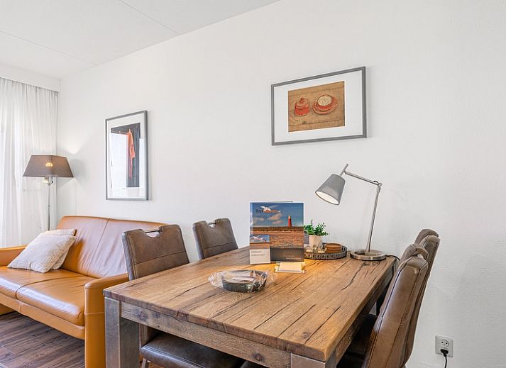 Bedroom in Apartment Juliana 154 Zeezicht, De Koog, Texel with comfortable bed and beautiful sea view.