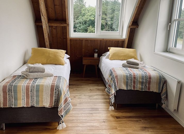 Stijlvolle woonkamer in vakantiehuis Paal 234, De Koog, Texel.