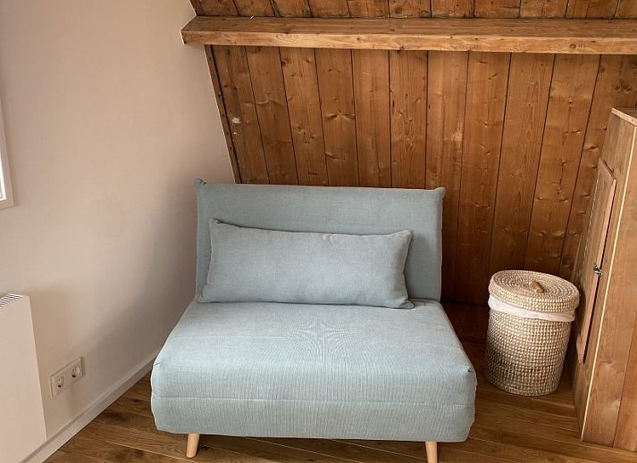 Stijlvolle woonkamer in vakantiehuis Paal 234, De Koog, Texel.