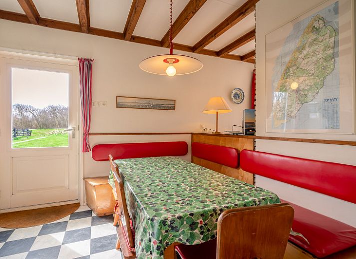 Schapenboet De Boet in De Koog, Texel at sunset. Enjoy a serene vacation home experience on the Wadden Islands.