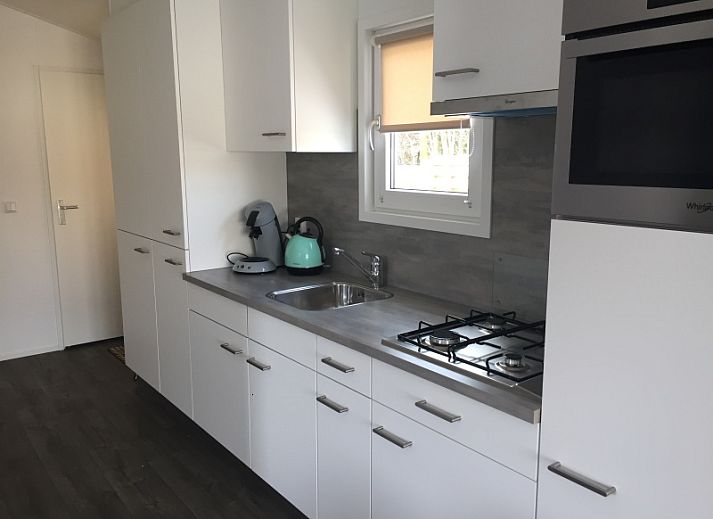 Chalet Bregkoog 224 in De Koog, Texel, with modern look and green surroundings.