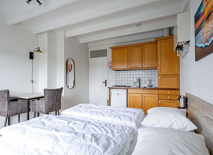 Bright bedroom in Two person studio - second floor in De Koog, Texel overlooking the Wadden Islands.