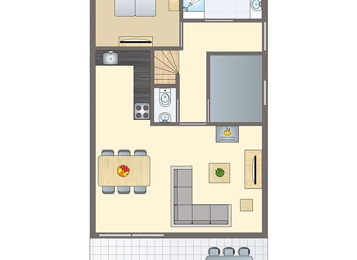 Unterkunft 0102411 - Bungalow Texel - Beach Park Texel | 6-persoons villa | 6D