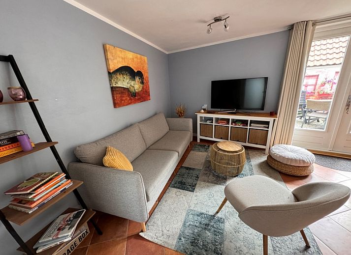 Cozy bedroom in Texel A, De Koog, with double bed and attractive decoration.