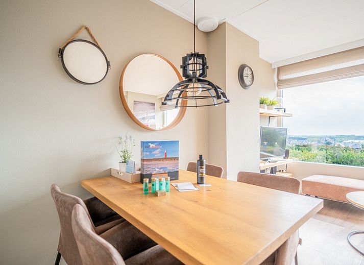 Light seating area with comfortable sofa in Apartment Juliana 178 Eilandzicht, De Koog, Texel.