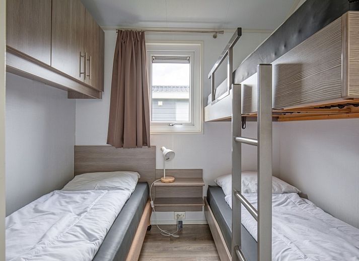 Sunny terrace at Chalet Bregkoog 7, located in picturesque De Koog on Texel, Wadden Islands.