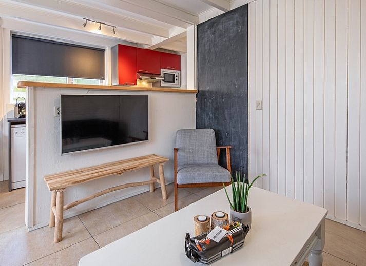 Atmospheric fireplace in 32b Pollux, vacation accommodation in De Koog, Texel.