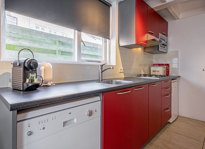 Atmospheric fireplace in 32b Pollux, vacation accommodation in De Koog, Texel.