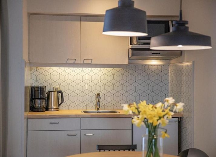 Apartment 2 persons in De Koog, Texel with charming balconies and modern look.