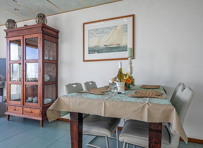 Aerial photo of Resort De Buteriggel - Apartment 9 in De Koog, Texel, right on the beach of the Wadden Islands.