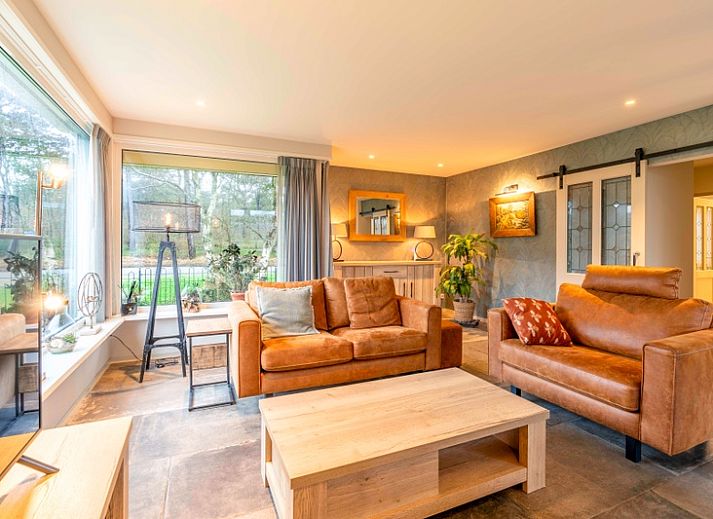 Blick auf die Terrasse des Huis ter Duin, Ferienunterkunft in De Koog, Texel.