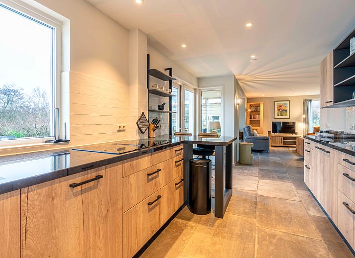 Blick auf die Terrasse des Huis ter Duin, Ferienunterkunft in De Koog, Texel.