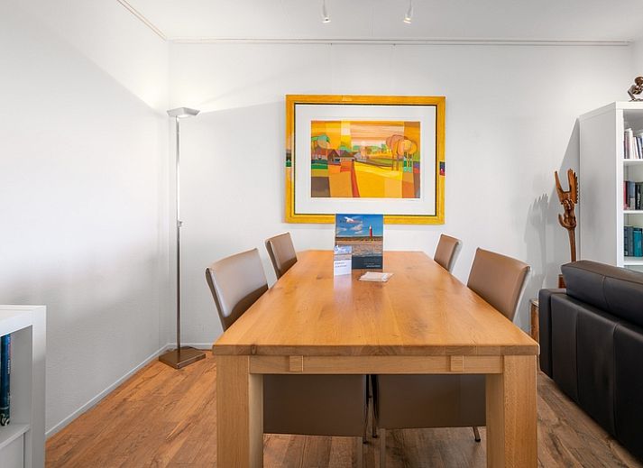 Cozy sitting area in Apartment Juliana 112 Zeezicht, De Koog, Texel with beautiful sea view.