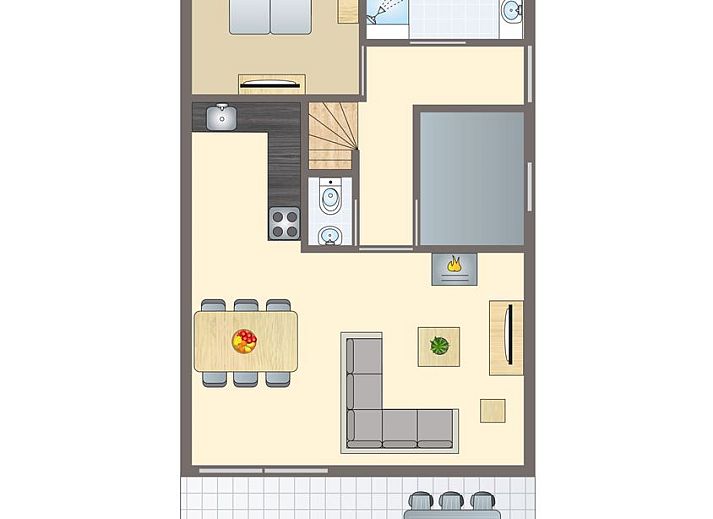 Guest house 010255 - Bungalow Texel - Beach Park Texel | 6-persoons villa | 6L1