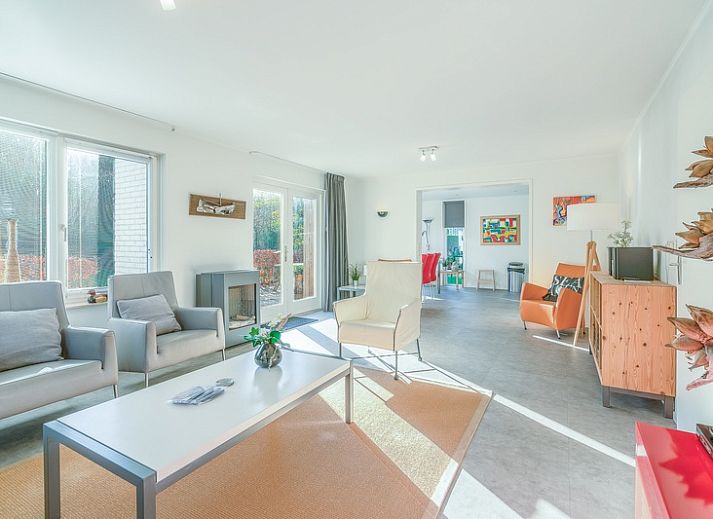 Spacious garden at Holiday home Honeysuckle 93 with sauna, De Koog, Texel, Wadden Islands.